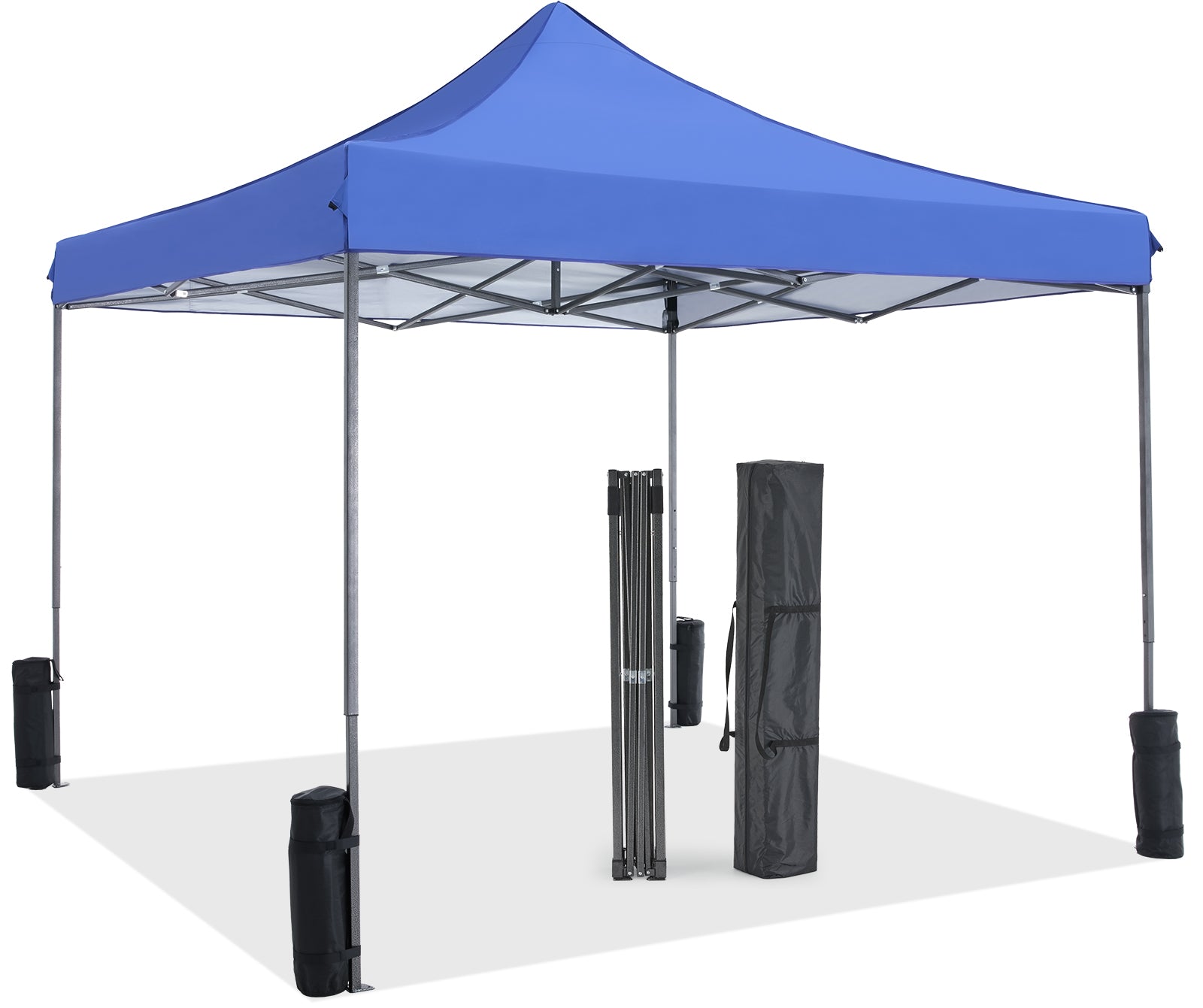 EZ-SHADE 10x10ft Pop Up Instant Canopy Tent for Outdoor