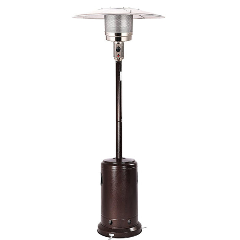 HEATFORCE 48,000 BTU Propane Commercial-Grade Patio Heater with Mobility Wheels