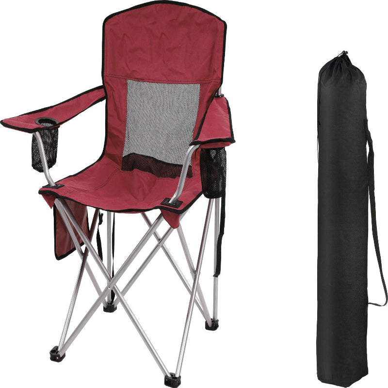 COMFORTLITE Portable Folding Outdoor Camping Chair with Armrests Holder
