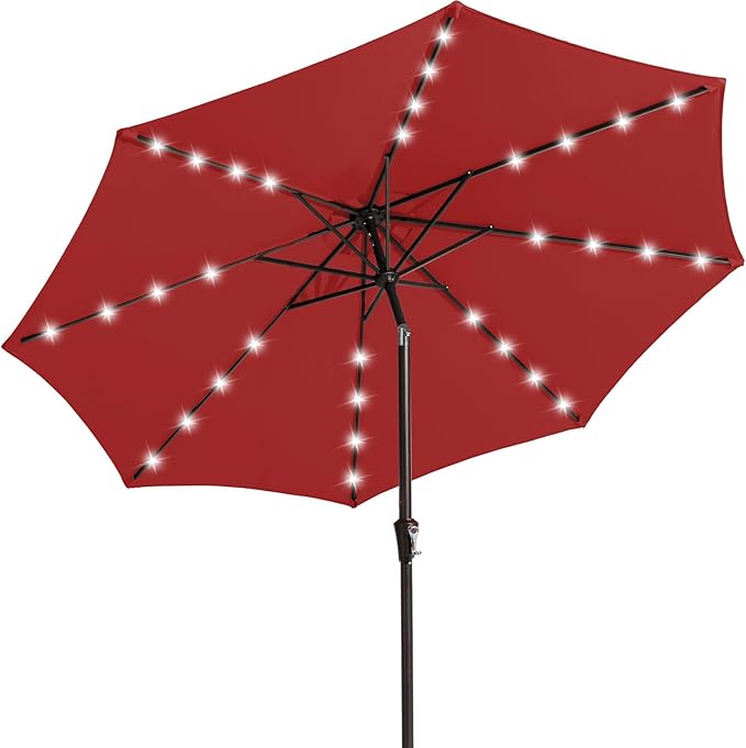 尼克斯KS全铁灯珠中柱伞9/8-38