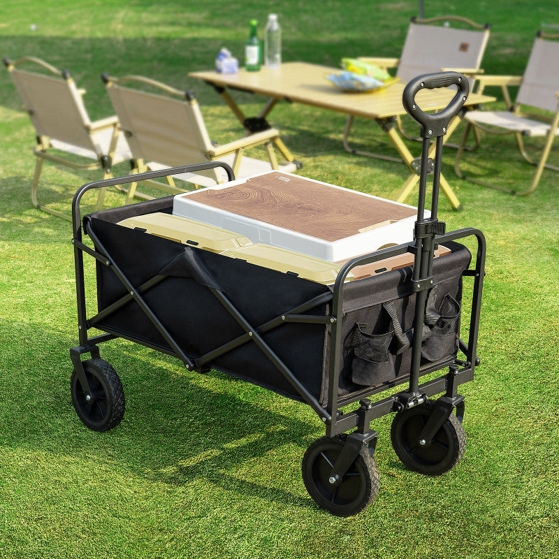 STURDYTECH Heavy Duty 330lbs All-Terrain Utility Folding Wagon Cart