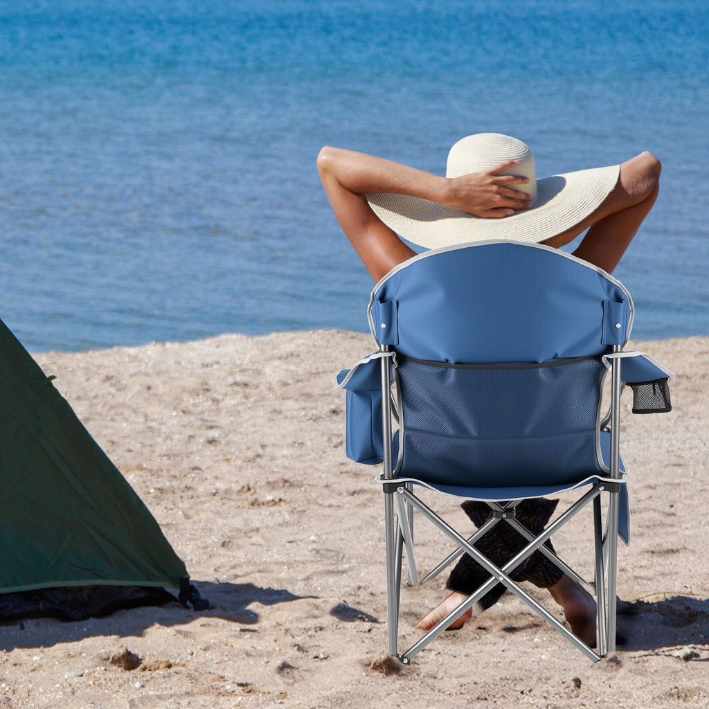 STURDYKING 5000lb Oversized Padded Camping Chair with Cooler