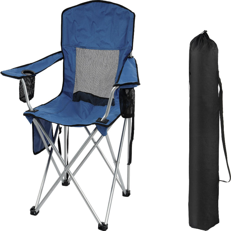 COMFORTLITE Portable Folding Outdoor Camping Chair with Armrests Holder
